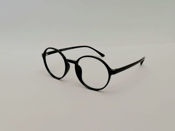 Eye Glasses-         Tr        90 Frame-Round-     Black-unisex
